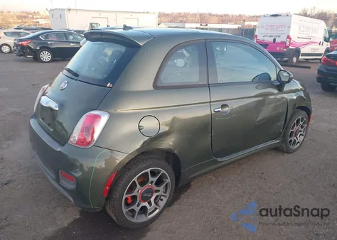 2013 Fiat 500 Sport from USA, damaged, VIN 3C3CFFBR4DT741842